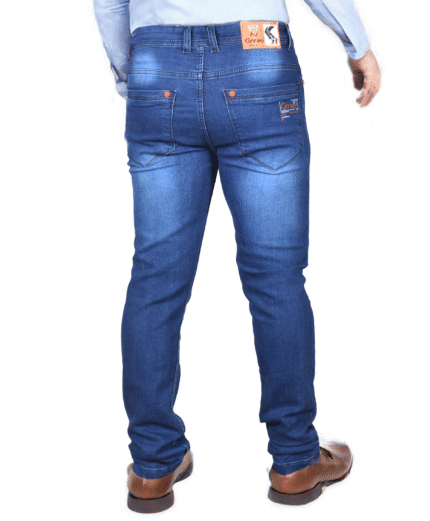 Men’s Slim Fit Light Blue Jeans – Comfort Stretch Denim for Everyday Style