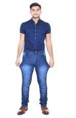 Men’s Slim Fit Light Blue Jeans – Comfort Stretch Denim for Everyday Style - Image 4