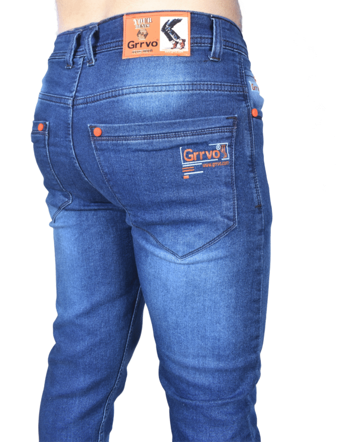 Men’s Slim Fit Light Blue Jeans – Comfort Stretch Denim for Everyday Style - Image 6